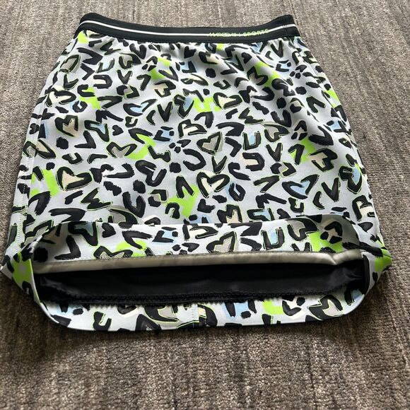 Marc Cain Fun Neon black/white pattern skirt, fully lined, size 6 - Picture 3 of 10